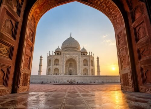 The Eternal Splendor of Agra: A Royal Encounter with the Taj Mahal via the Palace on Wheels
