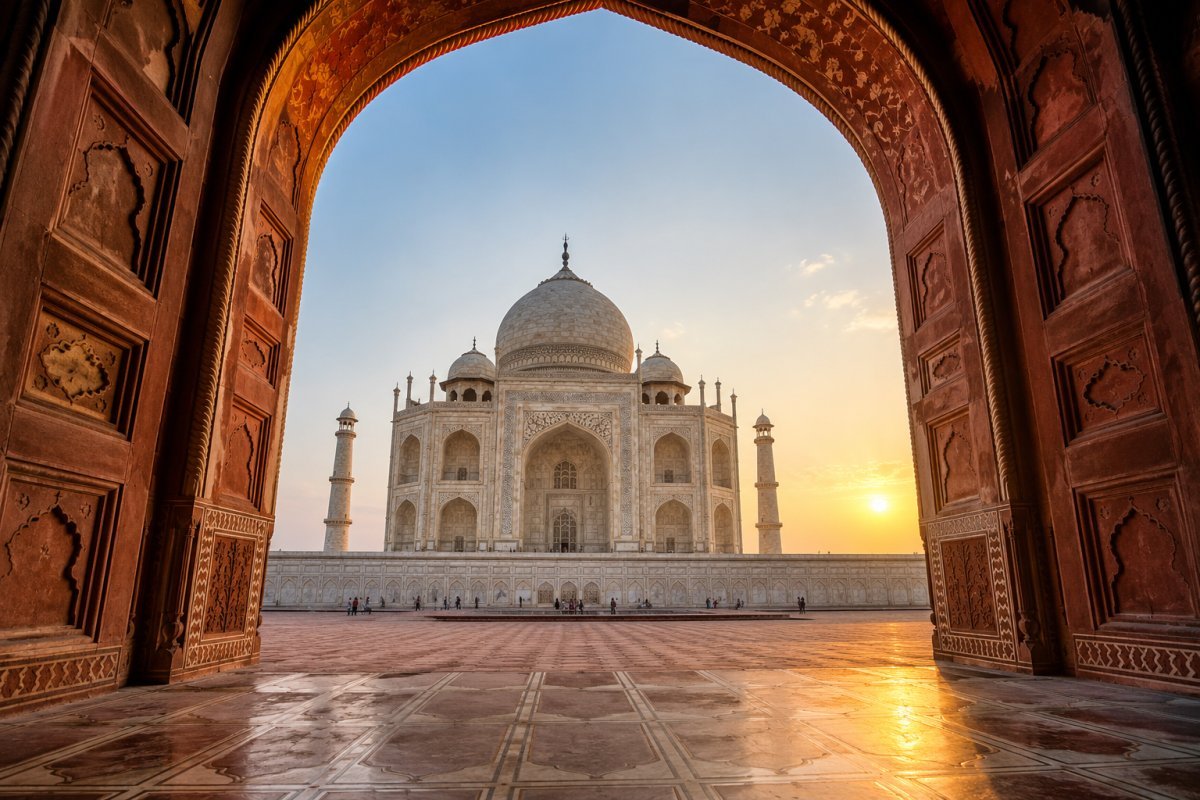 The Eternal Splendor of Agra: A Royal Encounter with the Taj Mahal via the Palace on Wheels